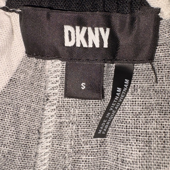 DKNY Black and White | Gray and White C&C California Both Sz S Linen Capris Lot - Picture 7 of 16